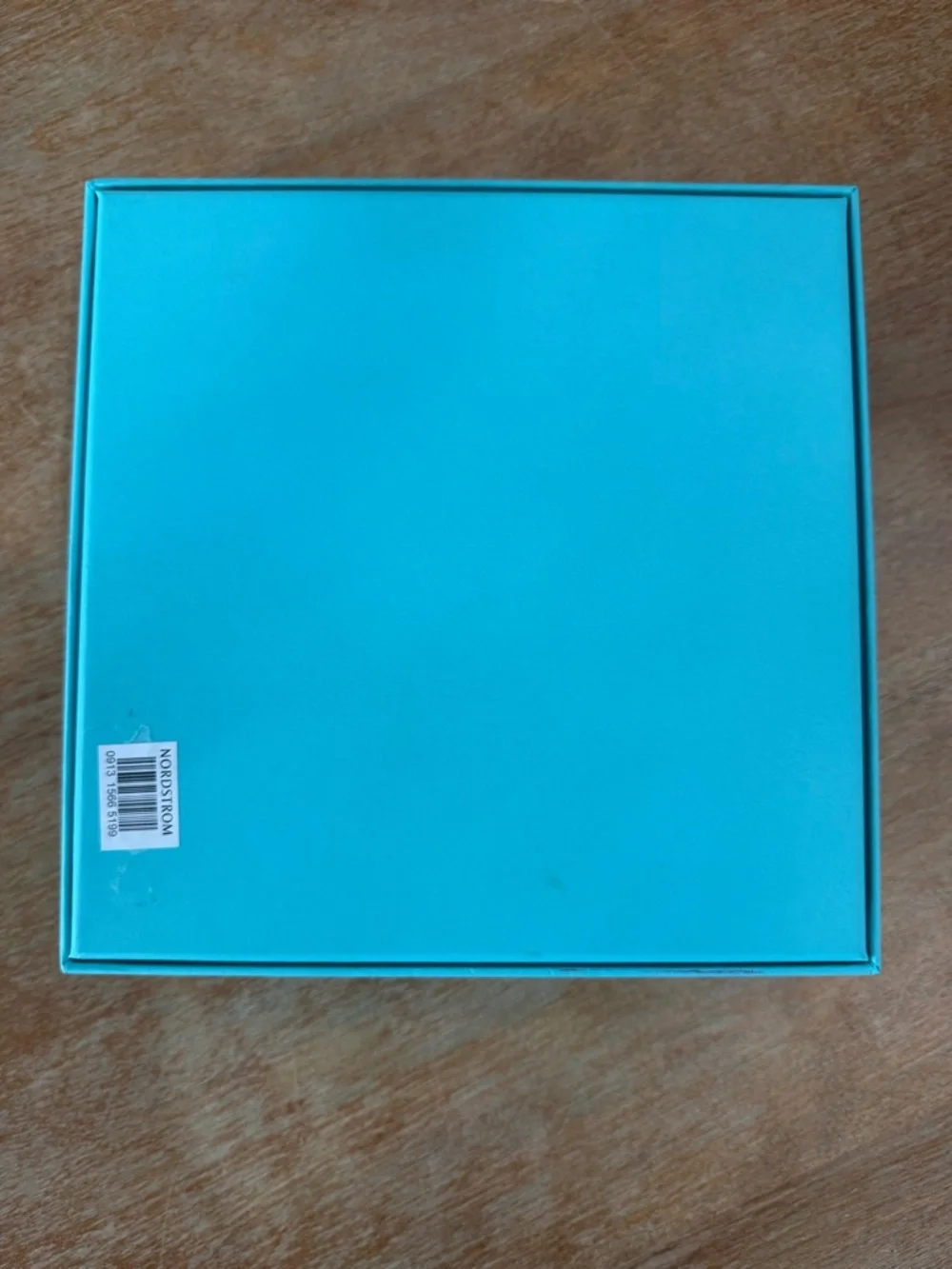 Tiffany & Co. Blue Gift Box EMPTY with Center Logo 8” X 8” X 2.5”